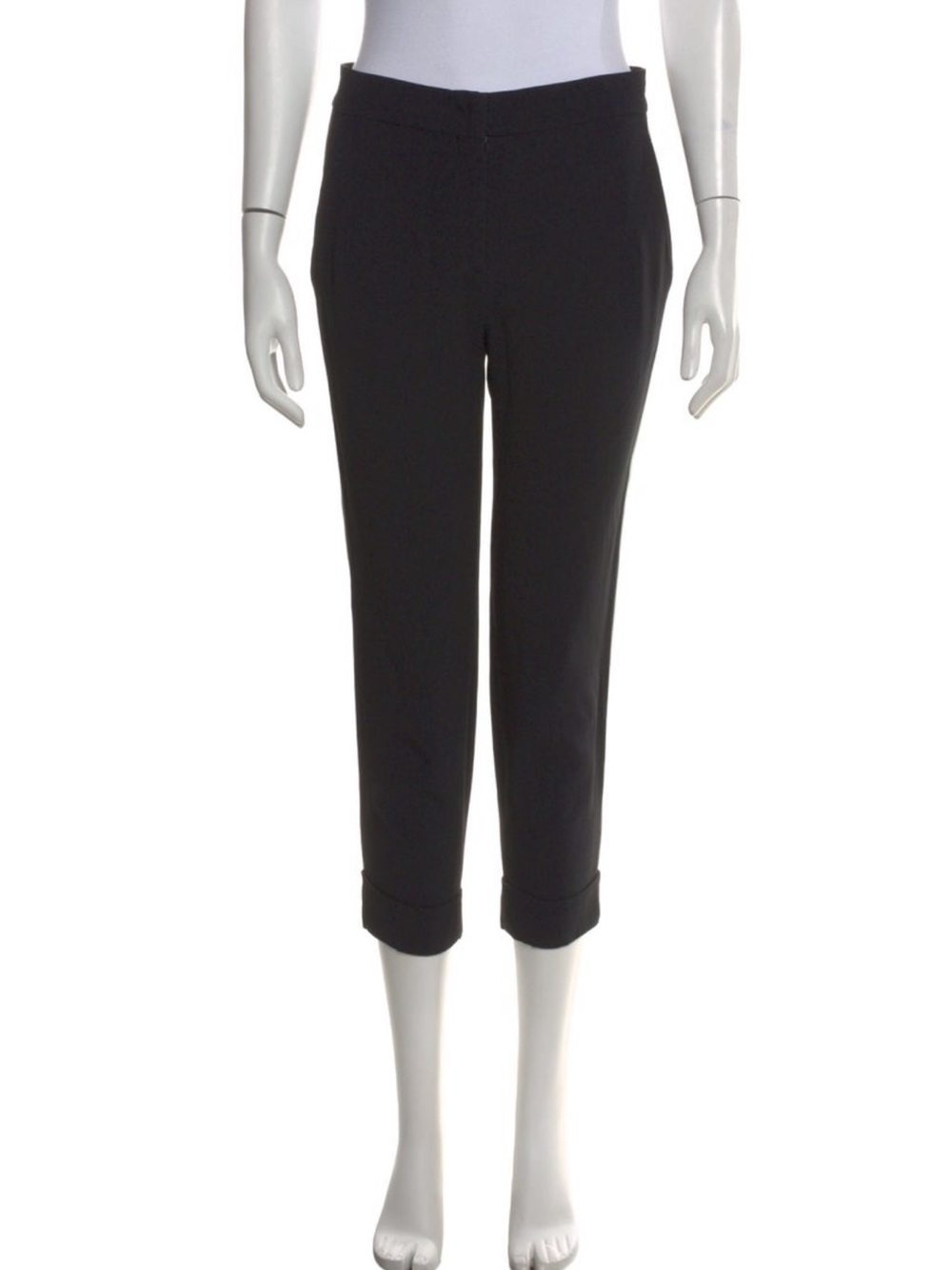 Prada Black Cropped Capri Pants